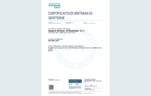 Rinnovo per ISàpere School of Business della Certificazione ISO 9001:2015 EA37
